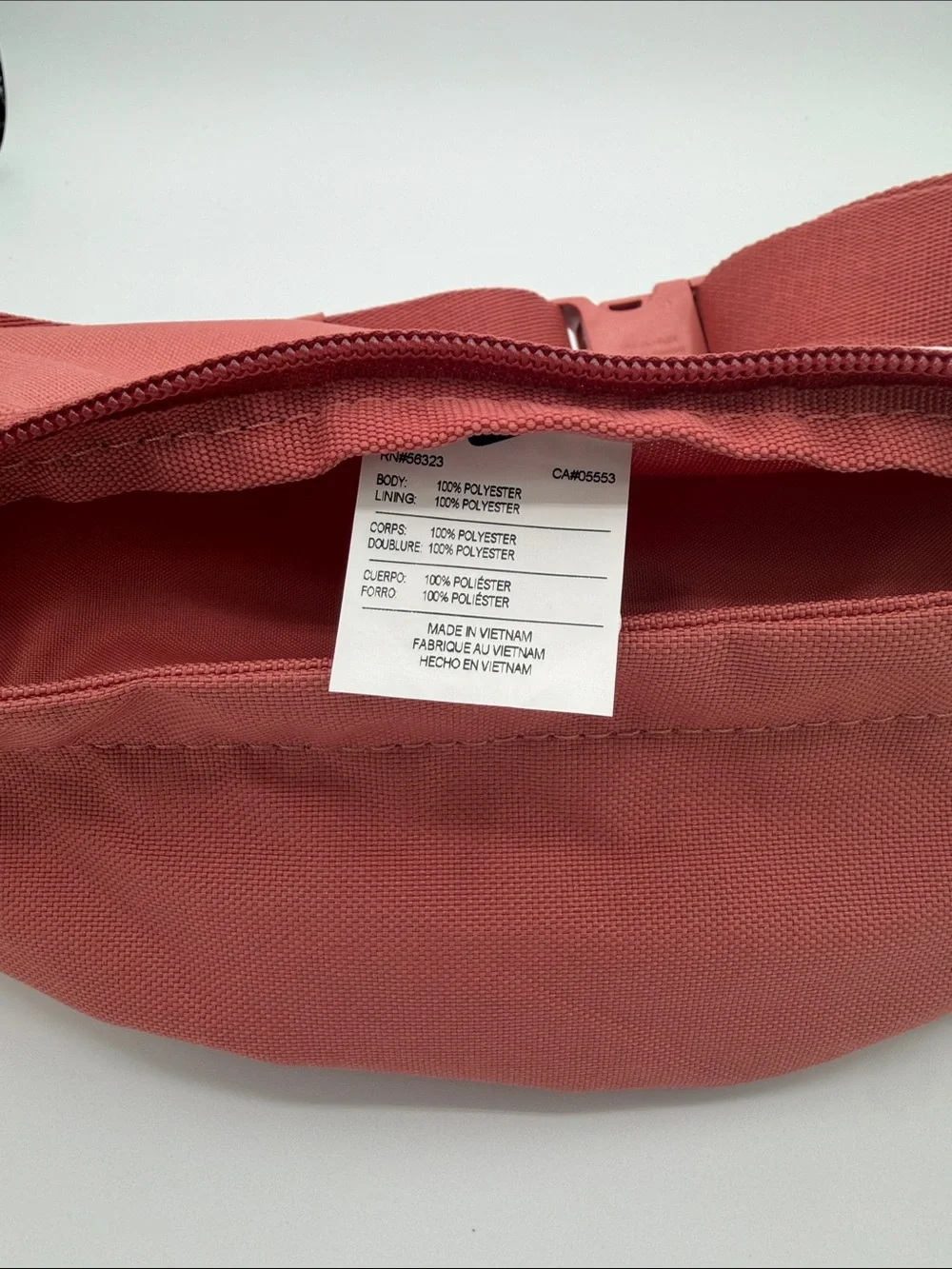 Nike Coral Waist Pack with White Bum Bag
